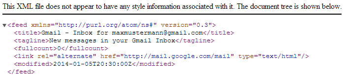 Gmail API - Keine E-Mail