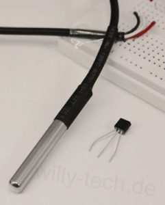 Temperatursensor an Raspberry Pi - Willy's Technik-Blog