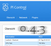 Pi Control 0.4.3 Beta erschienen